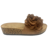 los cabos slide with flower detail colour truffle