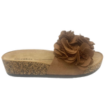 los cabos slide with flower detail colour truffle