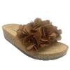 los cabos slide with flower detail colour truffle