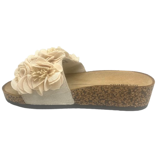 los cabos flower slide colour natural