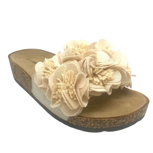 los cabos flower slide colour natural
