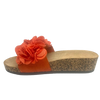 los cabos slide with flower detail colour tango