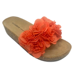 los cabos slide with flower detail colour tango