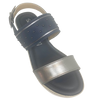 aurora sundowner wedge navy and gun