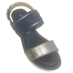 aurora sundowner wedge navy and gun