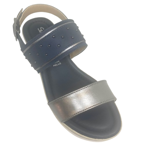 aurora sundowner wedge navy and gun