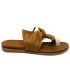ou'll be destined for comfort in these moulded sole thongs. A soft leather upper in tan will have you happily slipping into these every day.