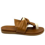 ou'll be destined for comfort in these moulded sole thongs. A soft leather upper in tan will have you happily slipping into these every day.