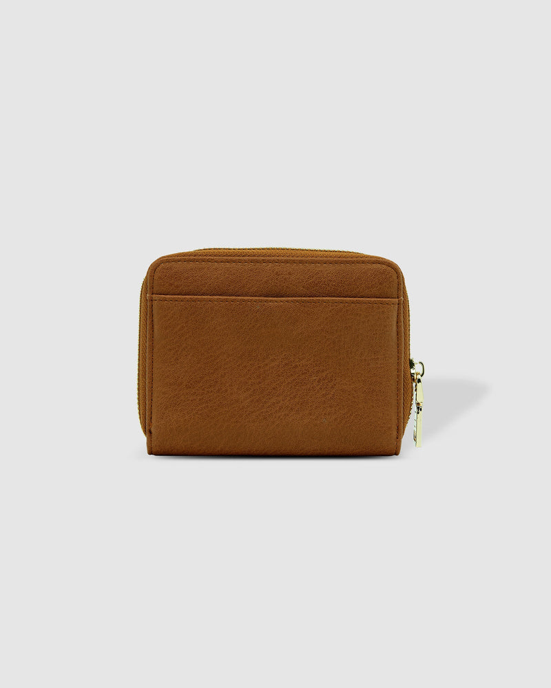 The Louenhide Aria Tan Wallet is your new everyday staple. Crafted with smooth vegan leather, this compact everyday style has room for your essentials with multiple card slots, note pockets, and a zipped coin pocket.
