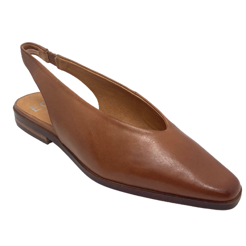 A great little trans seasonal sling back with a great new toe shape, low heel and is excellent for (but not limited to) a broad foot.