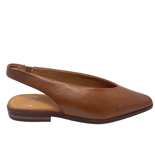 A great little trans seasonal sling back with a great new toe shape, low heel and is excellent for (but not limited to) a broad foot.
