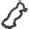 resin chain necklace in black