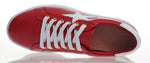 A sneaker with some serious pizazz, these puppies will bring life to any outfit while keeping your feet super happy thanks to extra cushioning and arch support. These also have a removable insole so you can wear your own orthotics with ease.  Featuring a contrasting star and heel trim on a platform sole these leather lace-up sneakers are your season must-haves.  If we're missing your size, fill-out the 'contact us' form or give us a call as we may be able to order them in for you.