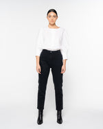Our take on the ‘mum jean’ the union is both flattering and functional. Slightly high waisted with a slightly cropped hem this jean is destined to become your go-to for the season. With your favourite knit or feminine top this jean is everyday dressing at it’s best. Zoe Kratzmann